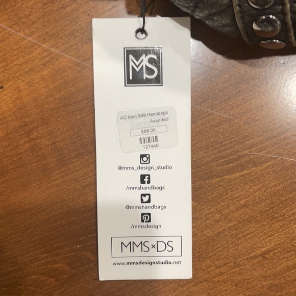 MMS Design Studio Bronze Quilted Handbag. - Picture 4 of 4